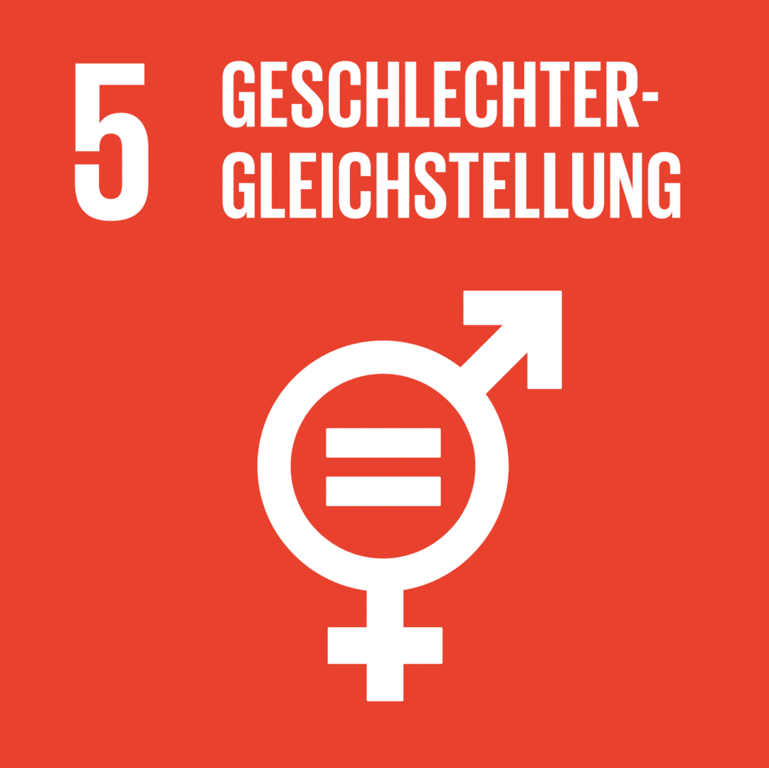Icon SDG 5 Geschlechtergleichstellung