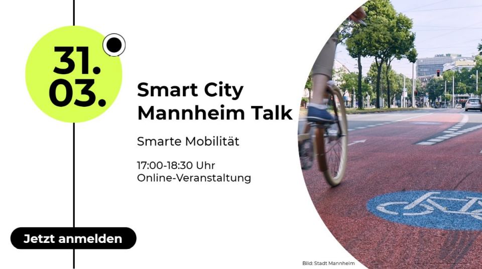 Einladung zum Smart City Talk Postkarte