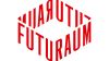 Logo FutuRaum mit roter Schrift auf weißem Hintergrund