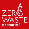 Logo Zero Waste Konzept rot